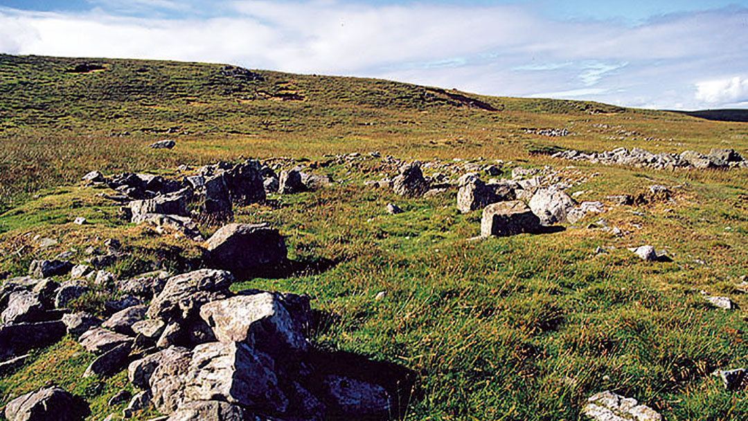 The Scord of Brouster in the Shetland islands