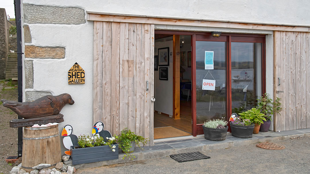 The Weaving Shed Gallery, Hillswick, Shetland
