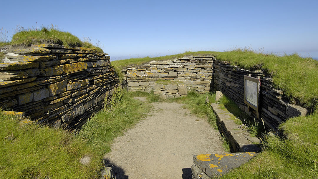 Chapel on the Brough of Deerness in Orkney