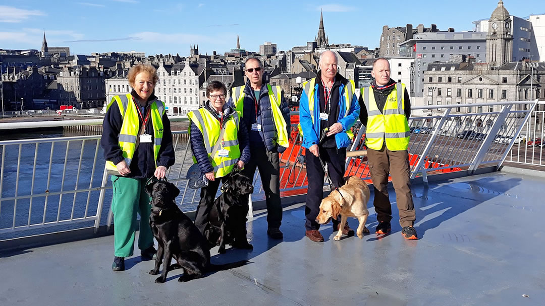 Guide Dog training on board