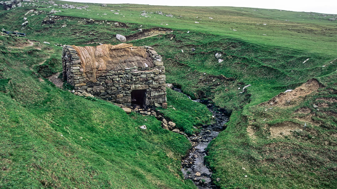 Huxter Mill in the Shetland islands