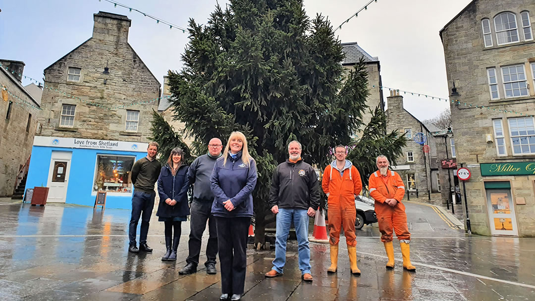 Lerwick Christmas tree