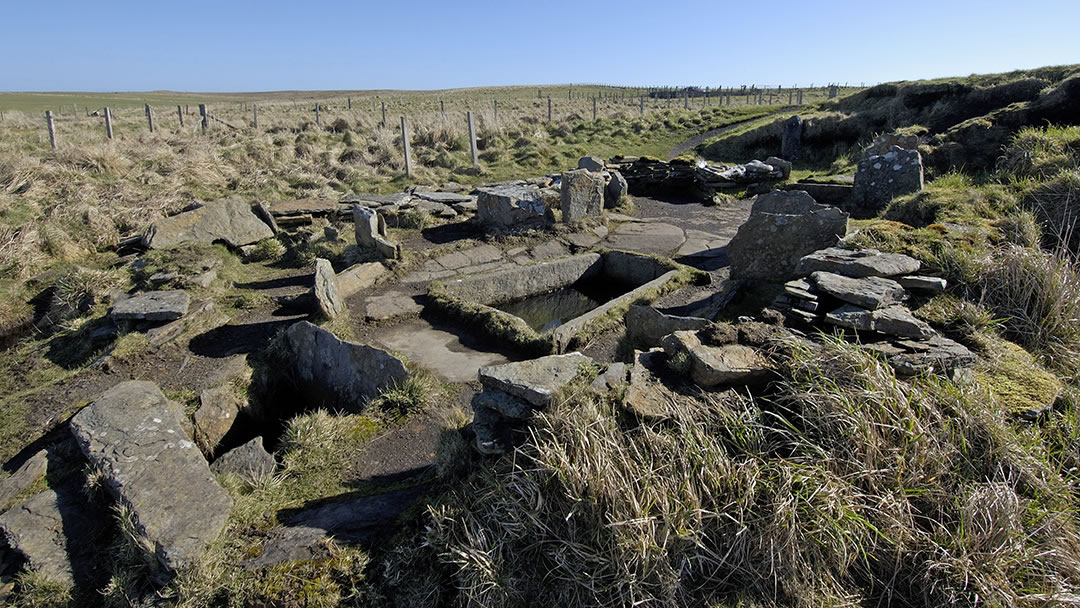 Liddle Burnt Mound, South Ronaldsay, Orkney