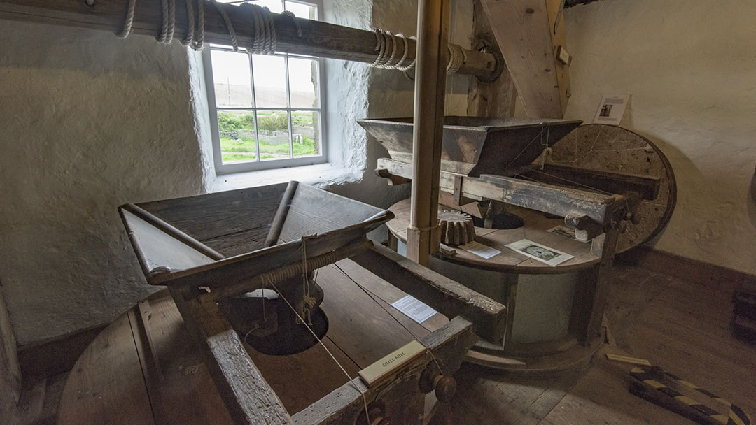 Millstones at Quendale Mill in Shetland