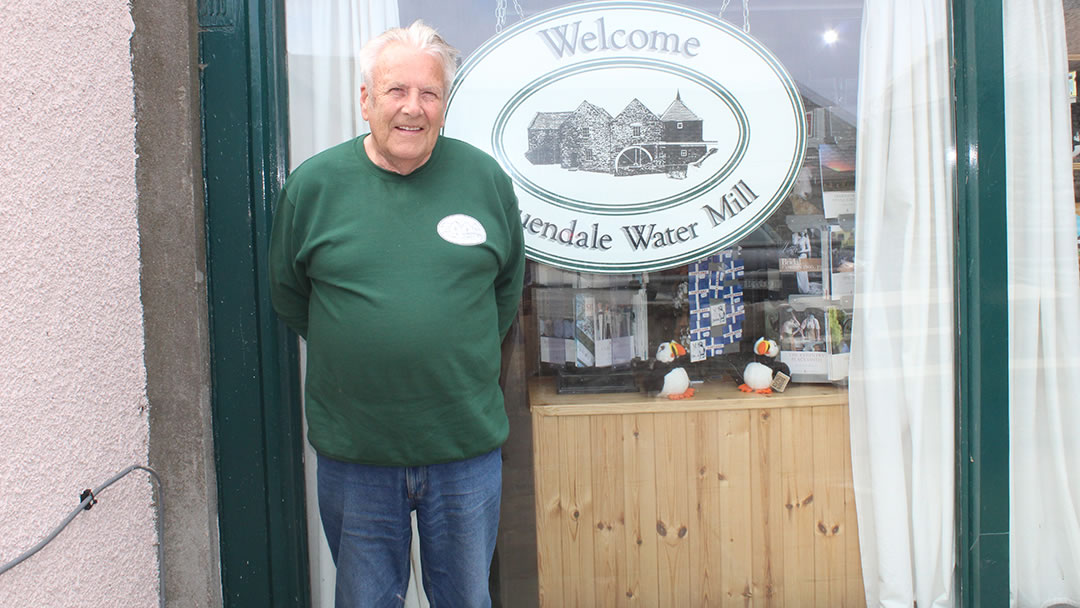 Geordie Leslie, one of the custodians of Quendale Mill