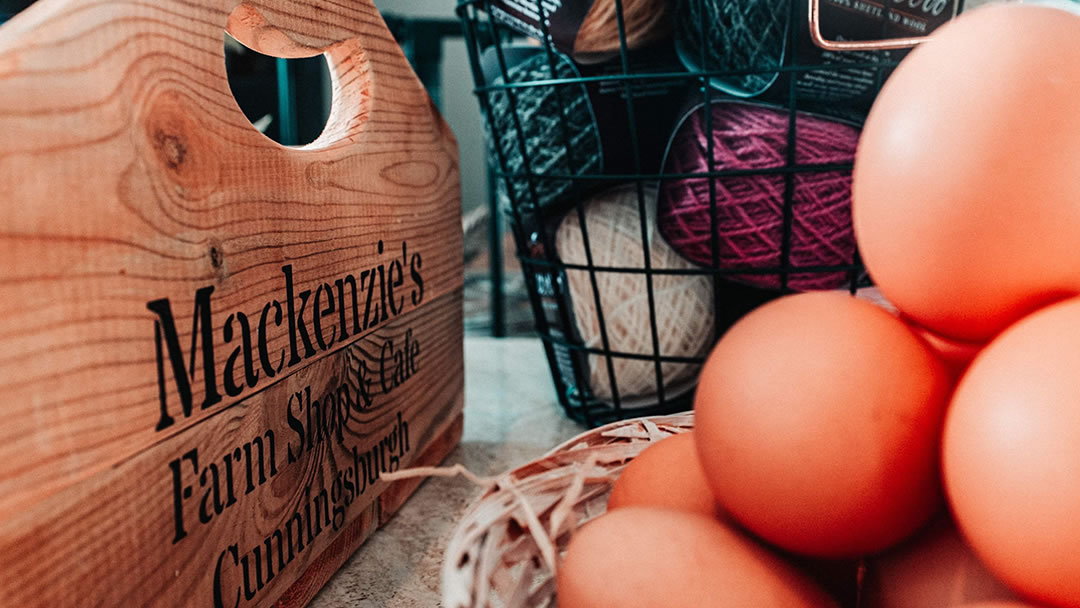 Shetland produce at Mackenzies Farm Shop