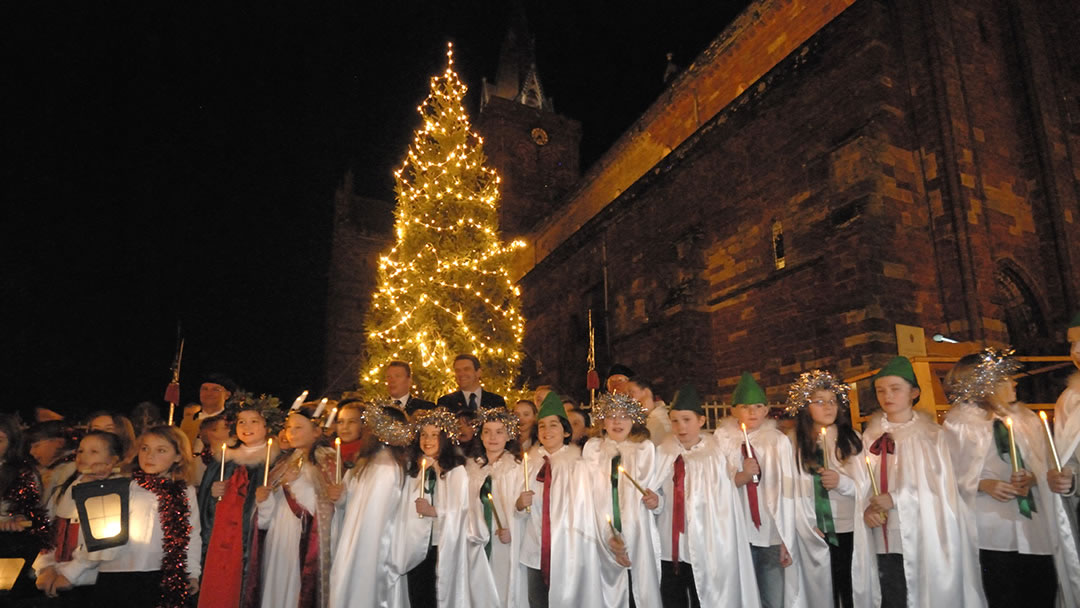 St Magnus Cathedral Christmas Tree