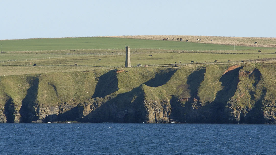 The Covenanters Memorial from the sea