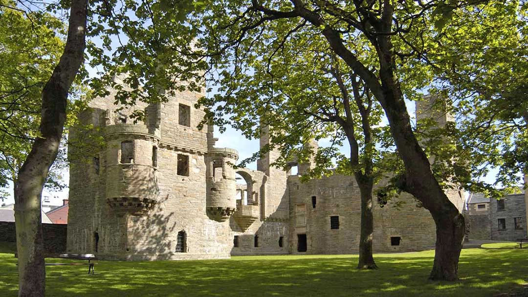 The Earl's Palace next to St Magnus Cathedral