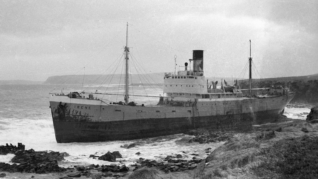 The wreck of the Irene