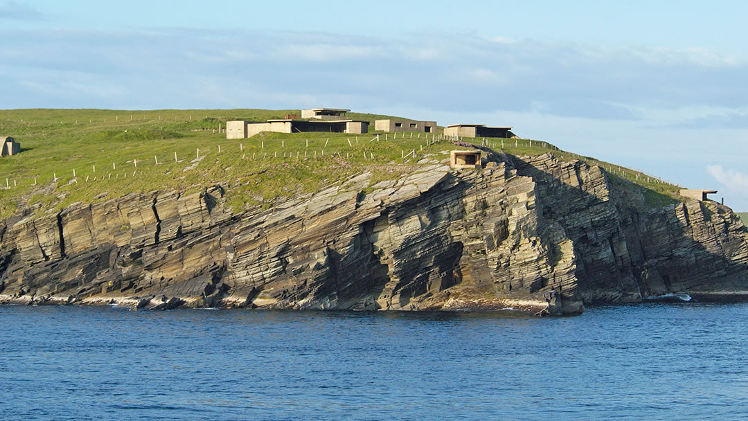 Wartime batteries at Hoxa Head in South Ronaldsay, Orkney