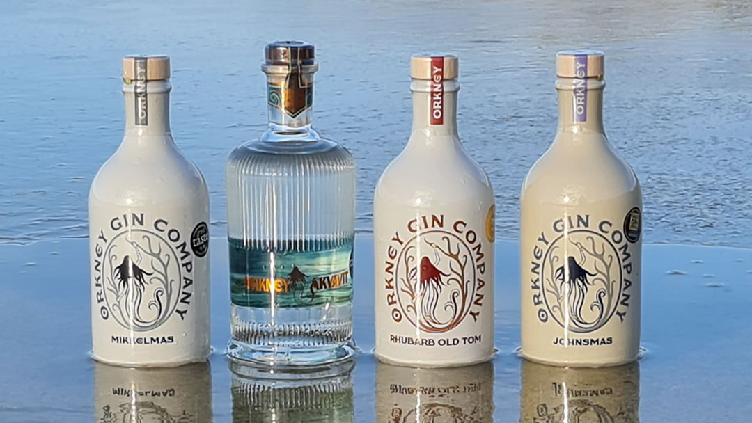 Orkney Gin - pictured at the Churchill Barriers