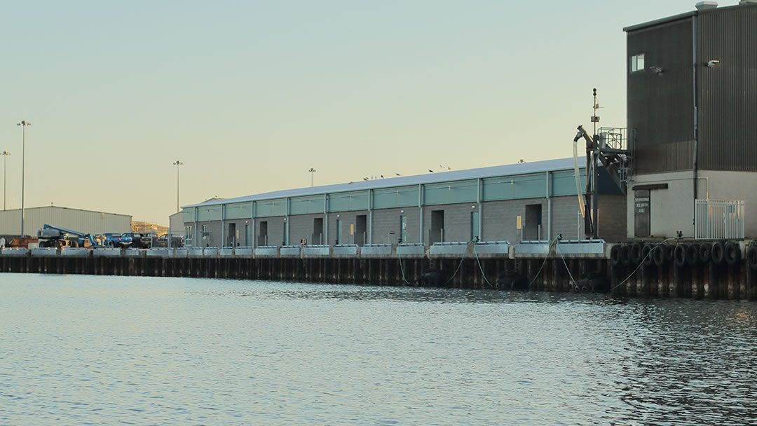 New Scalloway fish market in Shetland