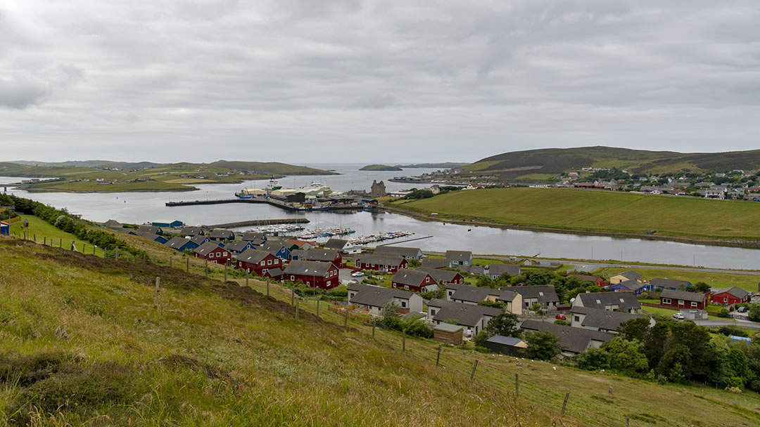 Scalloway is the former capital of Shetland