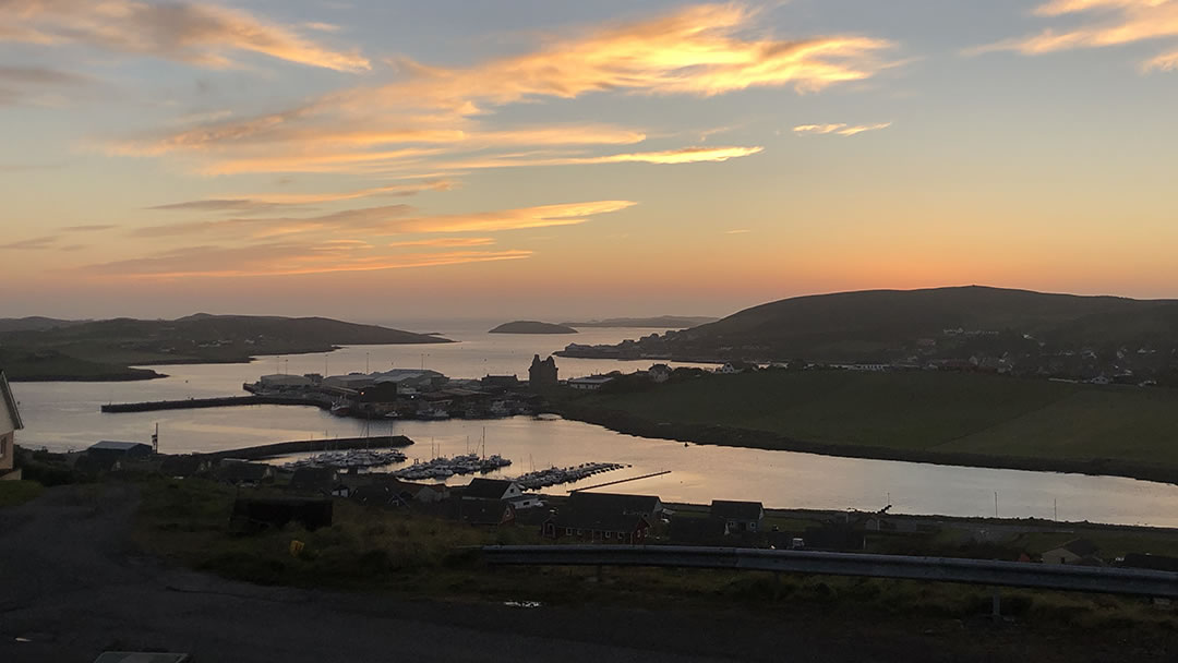 Scalloway is the former capital of Shetland