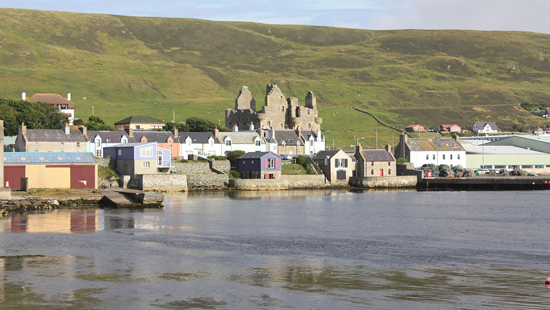 Shetland and Scalloway waterfront