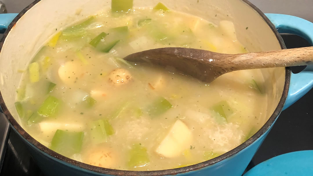 Cooking Cullen Skink soup