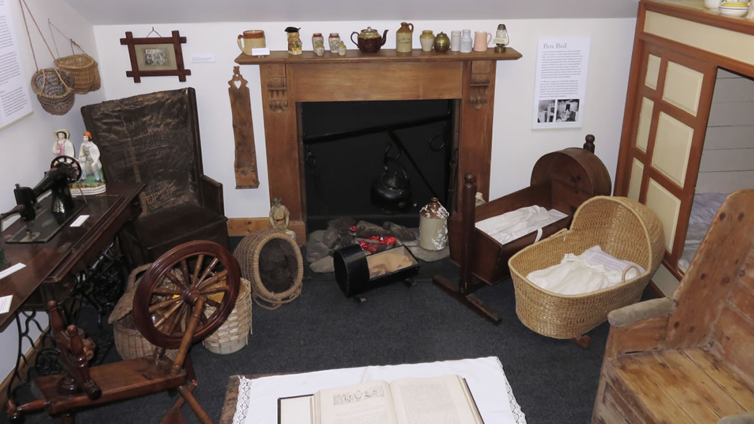 The heritage room at the Orkney Fossil and Heritage Centre