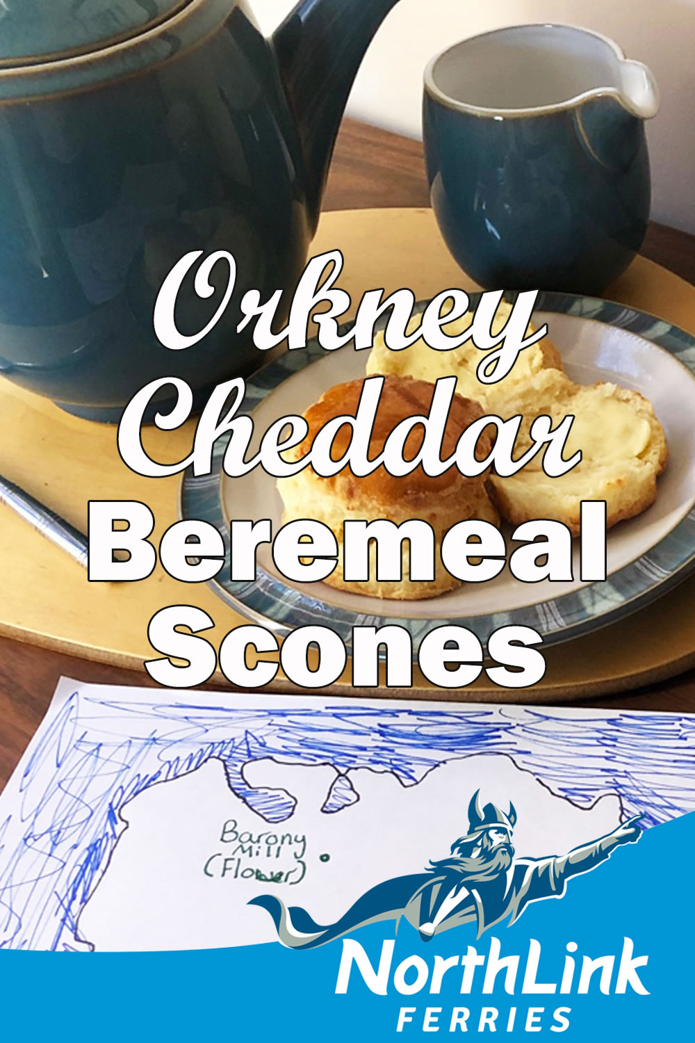 Orkney Cheddar Beremeal Scones