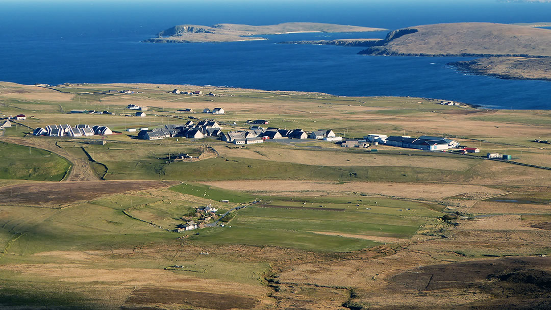 Saxa Vord on Unst in Shetland