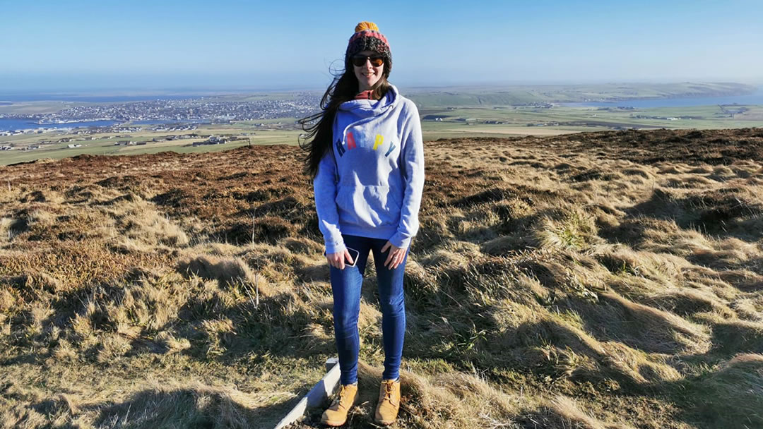 Shona on Wideford Hill