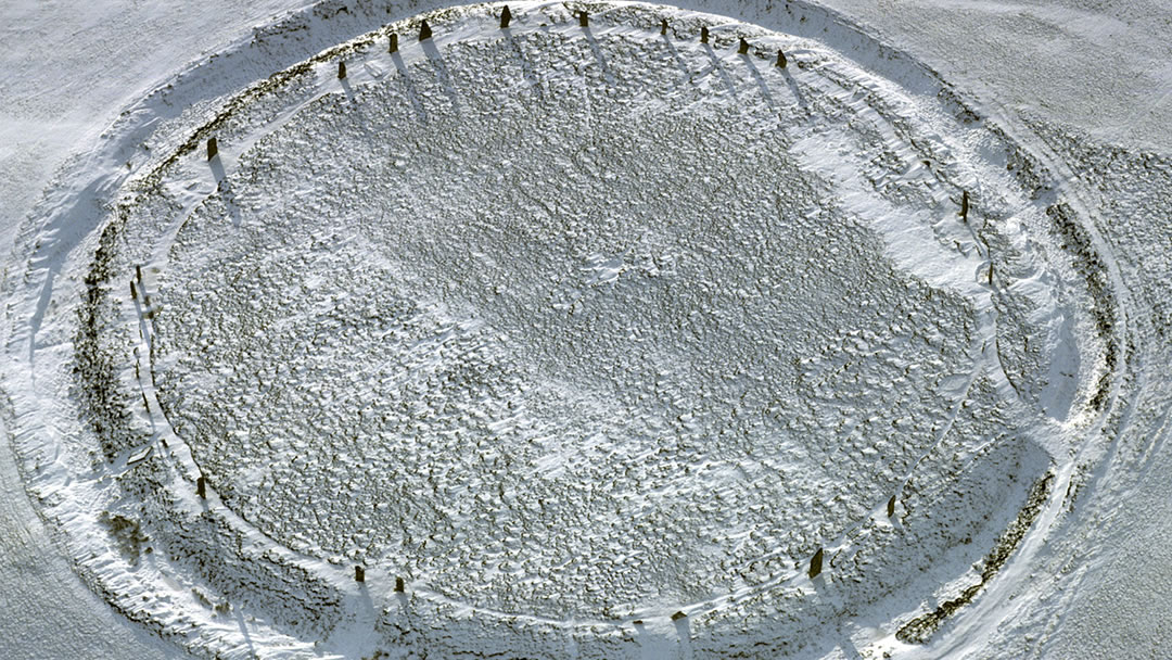 The Orkney stone circle, the Ring of Brodgar