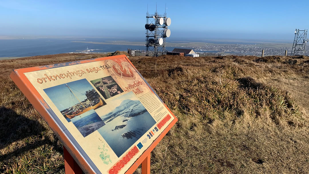 Wideford Hill signpost