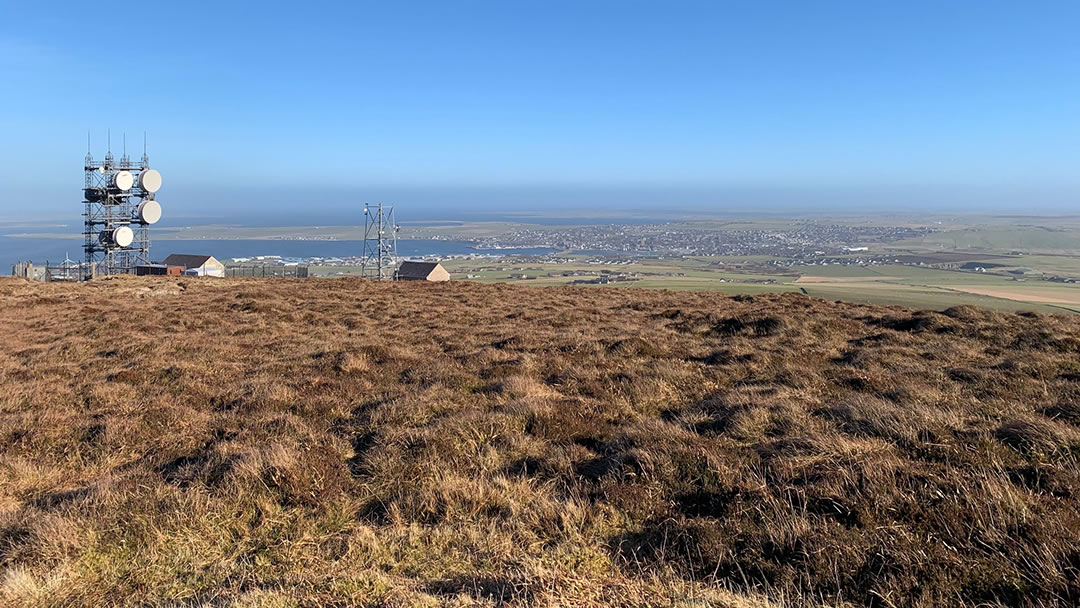 Wideford Hill summit