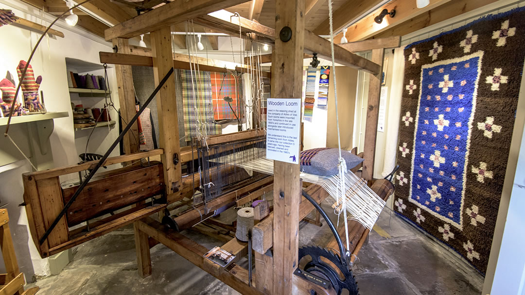 Inside Shetland textile Museum