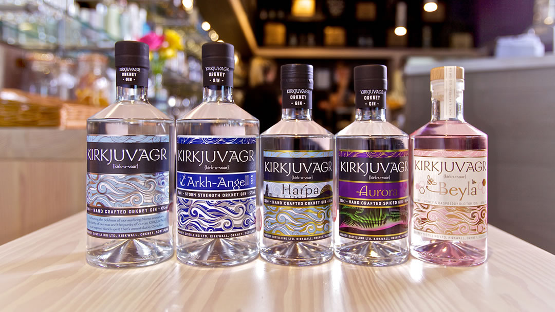 Kirkjuvagr Gin range