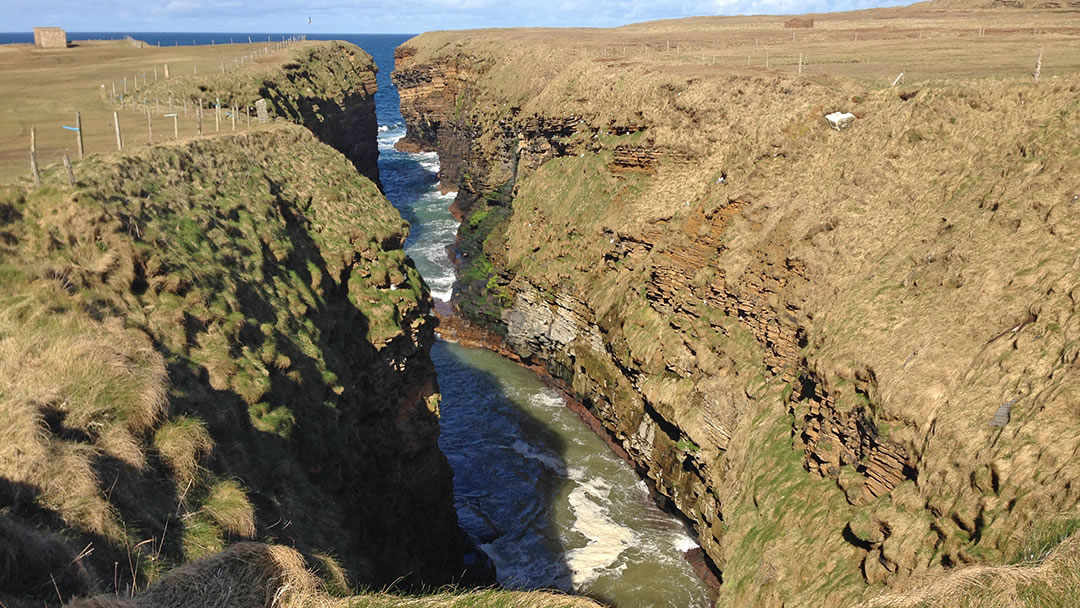 Langalebe Geo, Northside, Birsay in Orkney