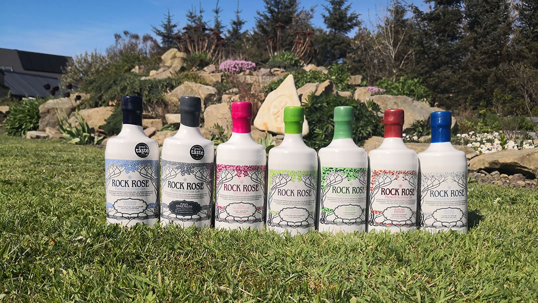 Rock Rose Gin range