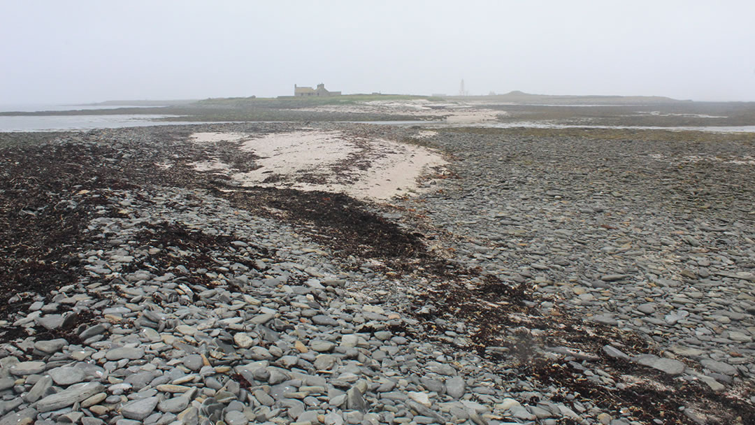 Crossing to Start Point in Sanday, Orkney