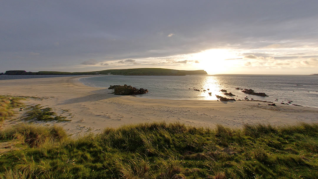 St Ninian's Ayre in Shetland