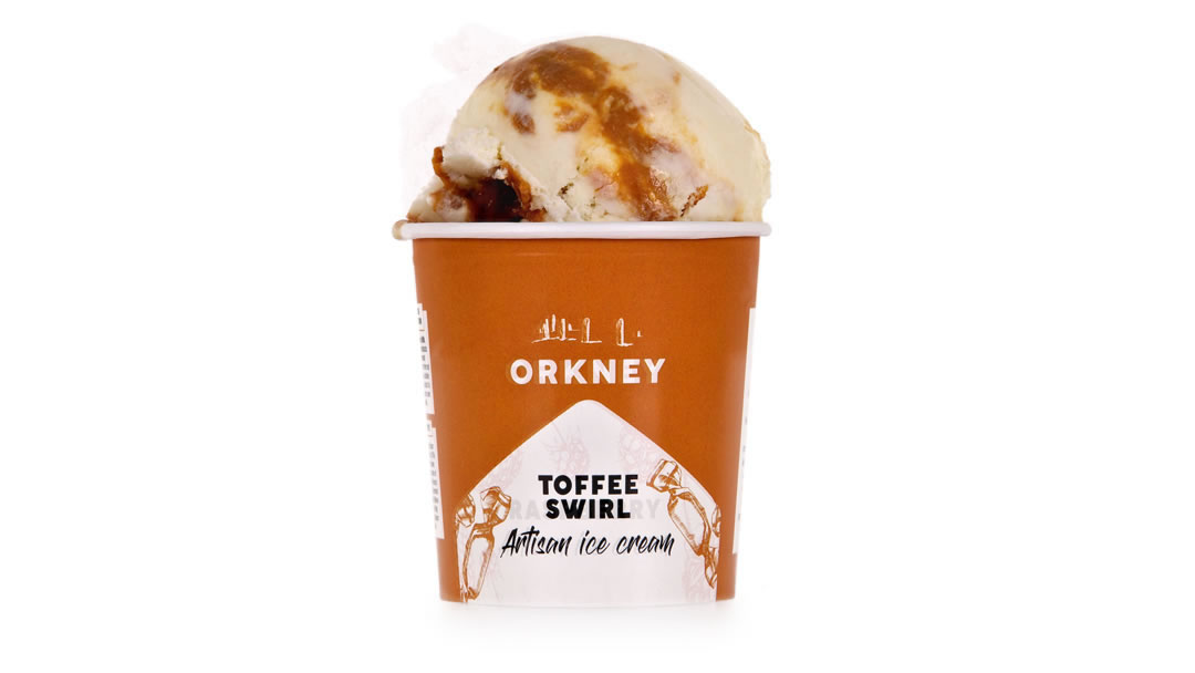 Toffee Swirl Orkney Ice Cream