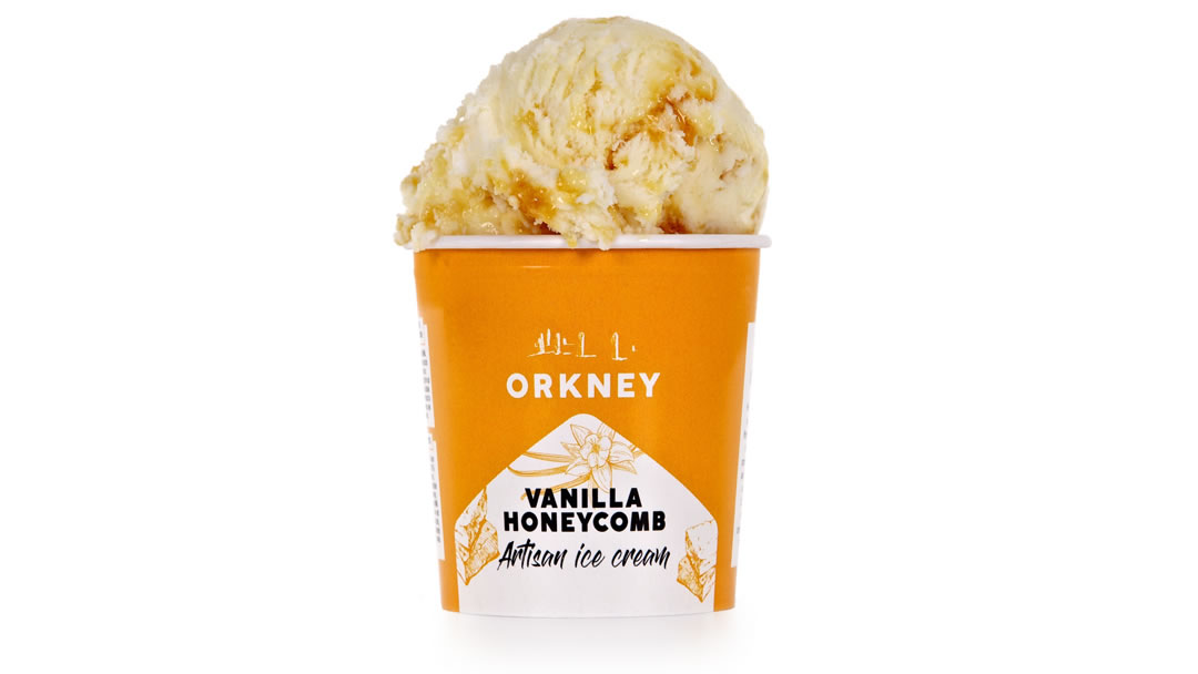 Vanilla Honeycomb Orkney Ice Cream