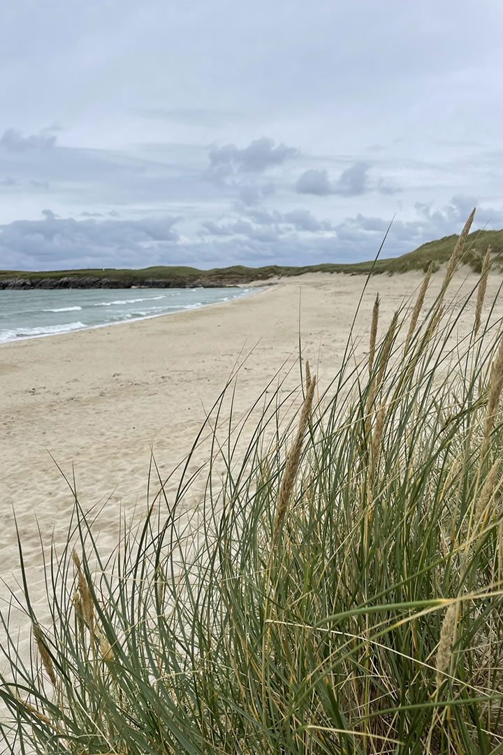 Sands of Breckon in the island of Yell in Shetland