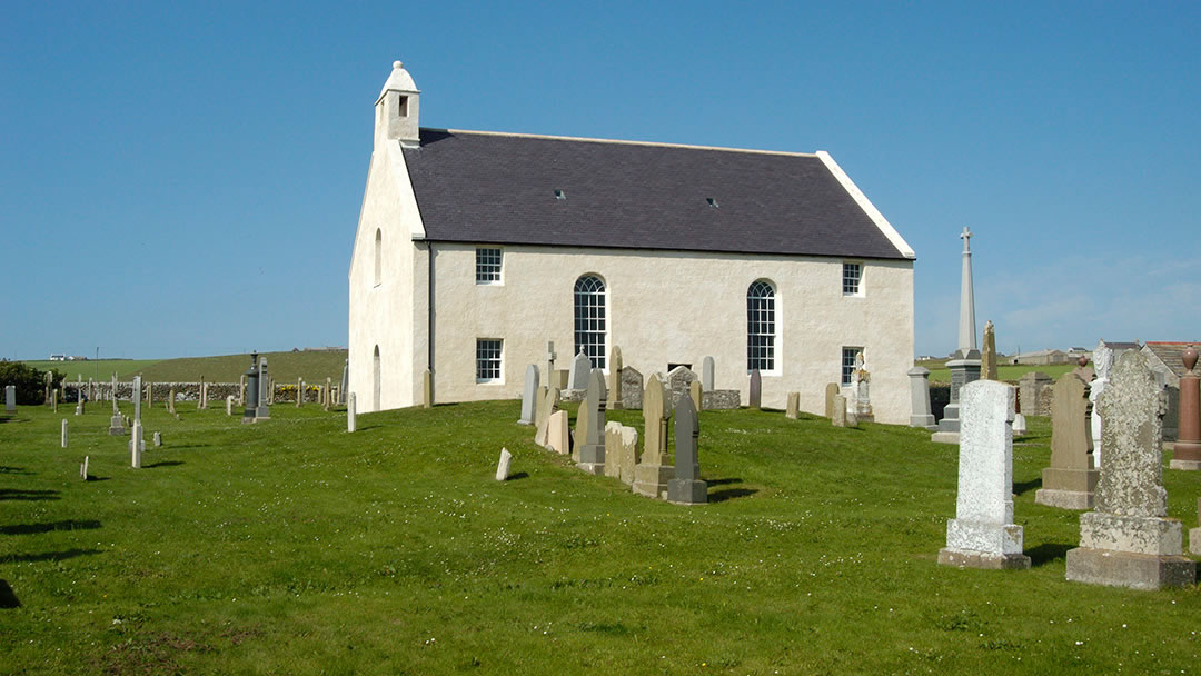 St Peter's Kirk, Sandwick exterior, Orkney