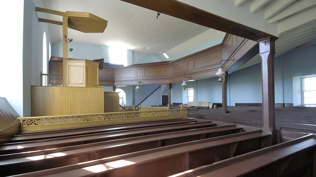 St Peter's Kirk, Sandwick interior, Orkney