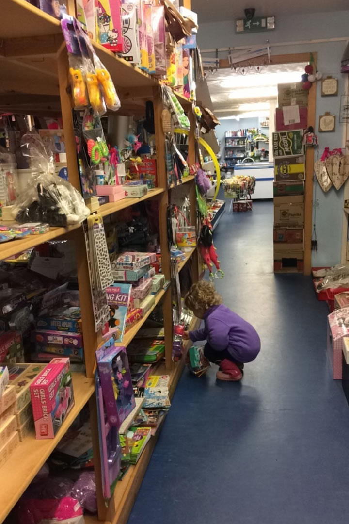 The Aywick shop in Yell, Shetland