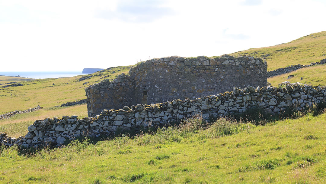 Gruting roundhouse in Fetlar, Shetland