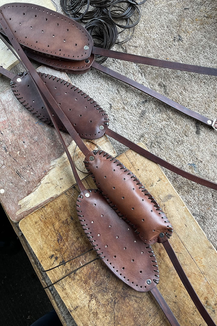 Lisa's Leatherworking studio