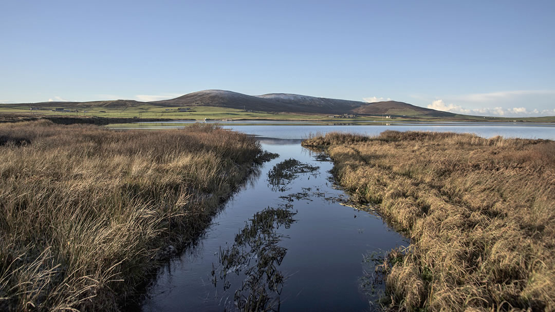 The Loch of Kirbister in Orphir, Orkney