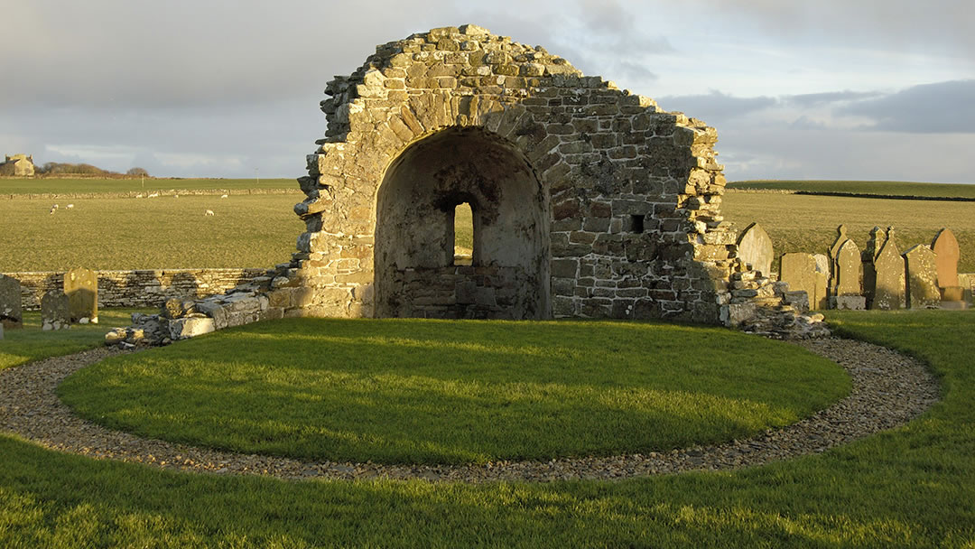 The Orphir Round Kirk in Orkney