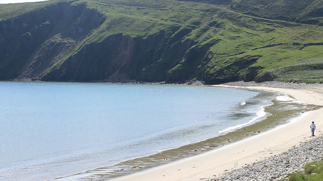 Tresta beach in Fetlar, Shetland