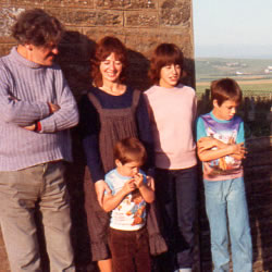 George Mackay Brown visiting Langskaill