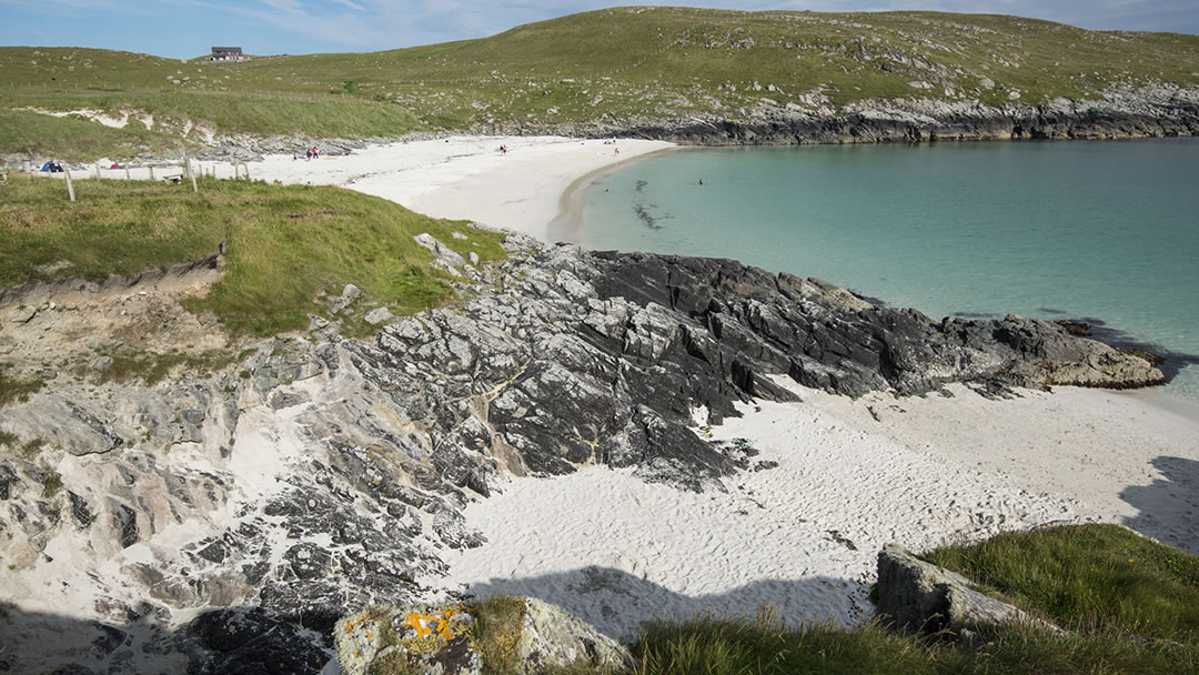 Meal beach on West Burra, Shetland