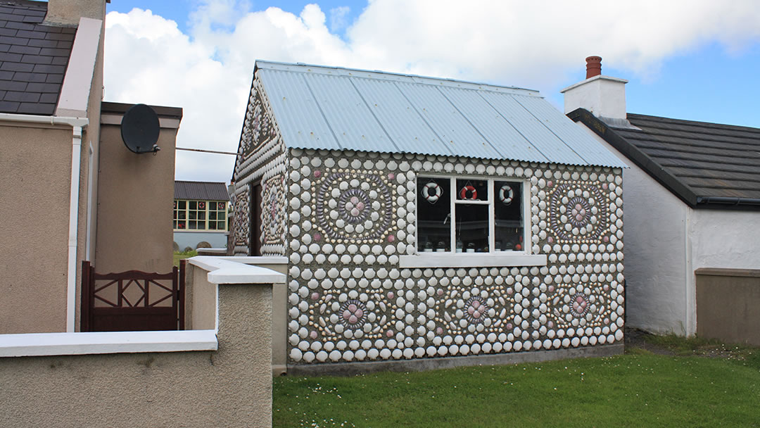 Shell shed in Hamnavoe, West Burra, Shetland