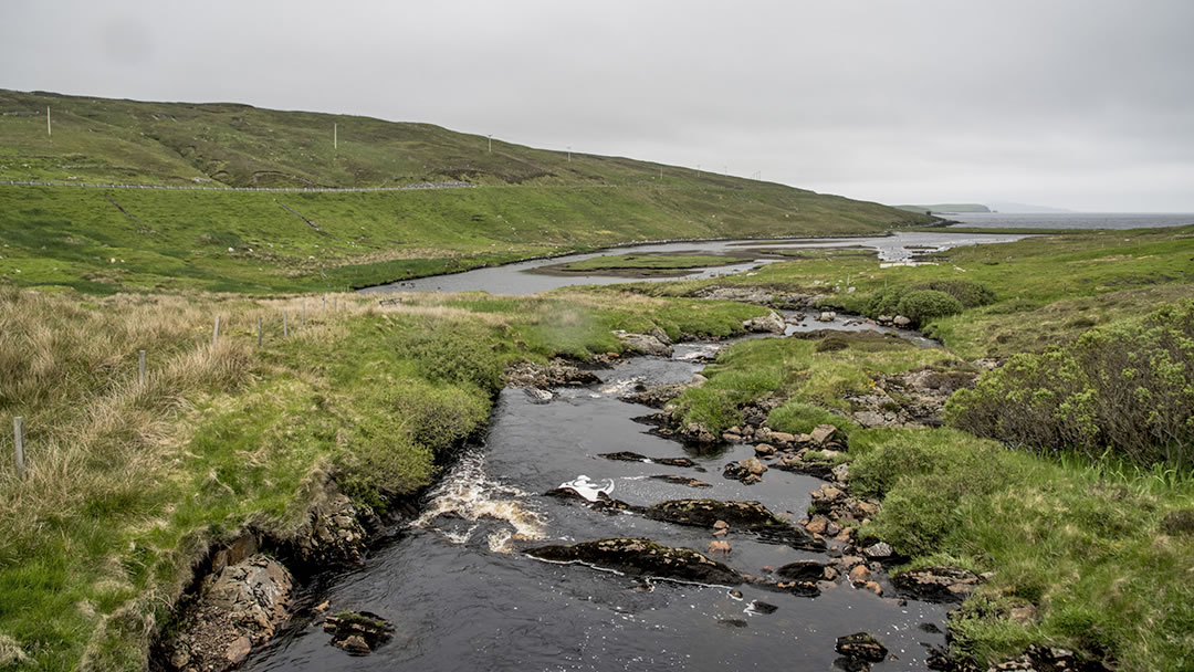 Laxo Burn in Shetland