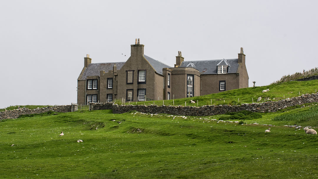 Lunna House in Shetland